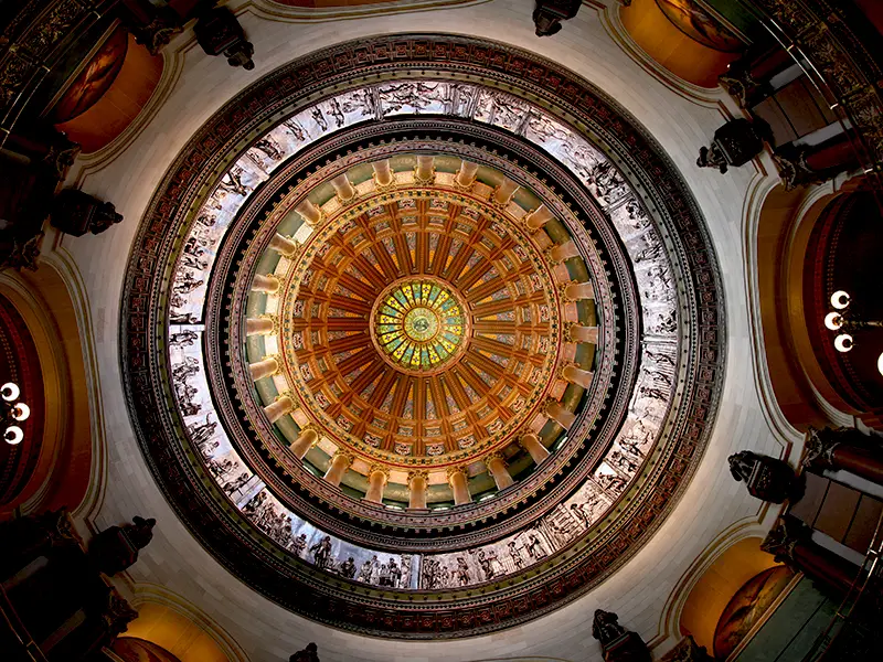 Illinois State Capitol dome